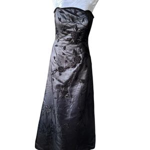Jovani Women's Black and Brown Dress